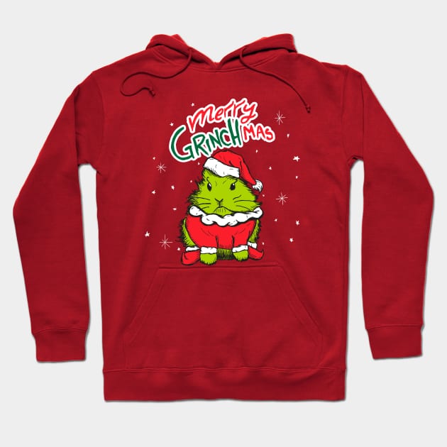 Merry Grinchmas bunny Hoodie by Nina_R